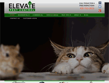 Tablet Screenshot of elevatepestcontrol.com